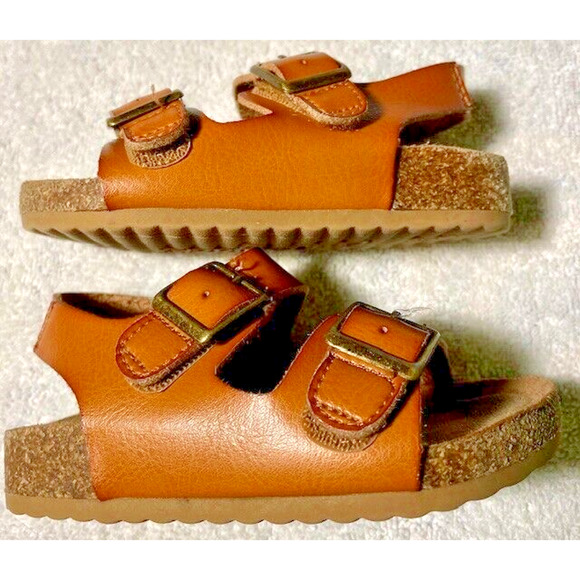 Kids Sandals Cat & Jack Cognac - SIZE 5 - Picture 3 of 5